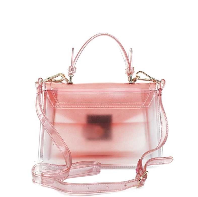 designer clear crossbody bag